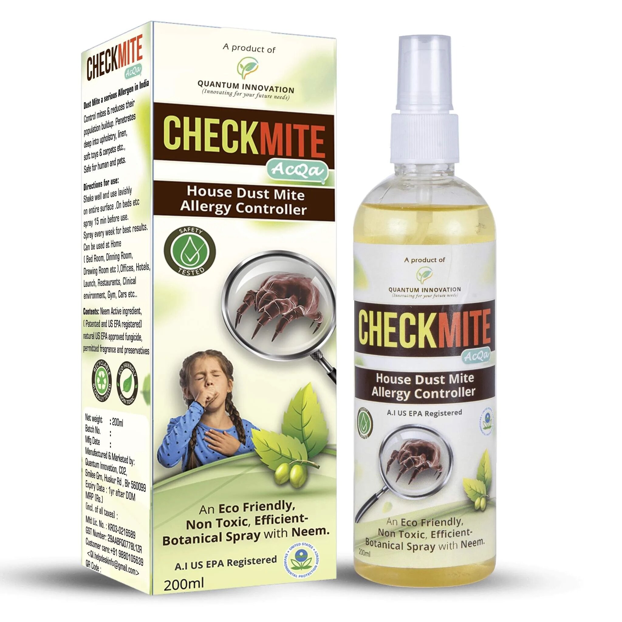 dust mite spray 