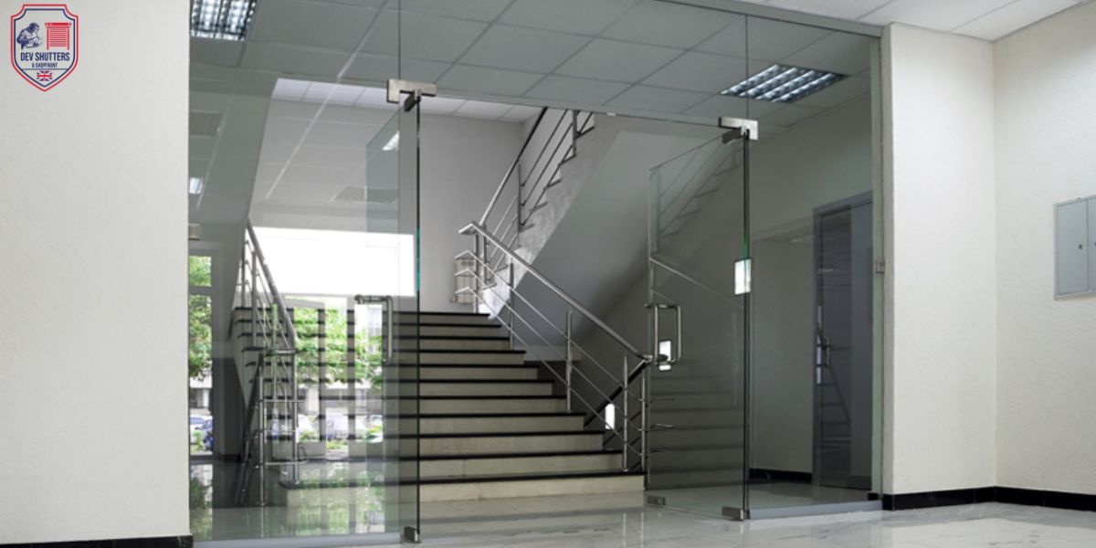 frameless glass shopfront